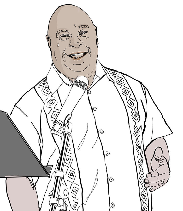 Religious leaders and speakers. Pastor Granardo Felix.