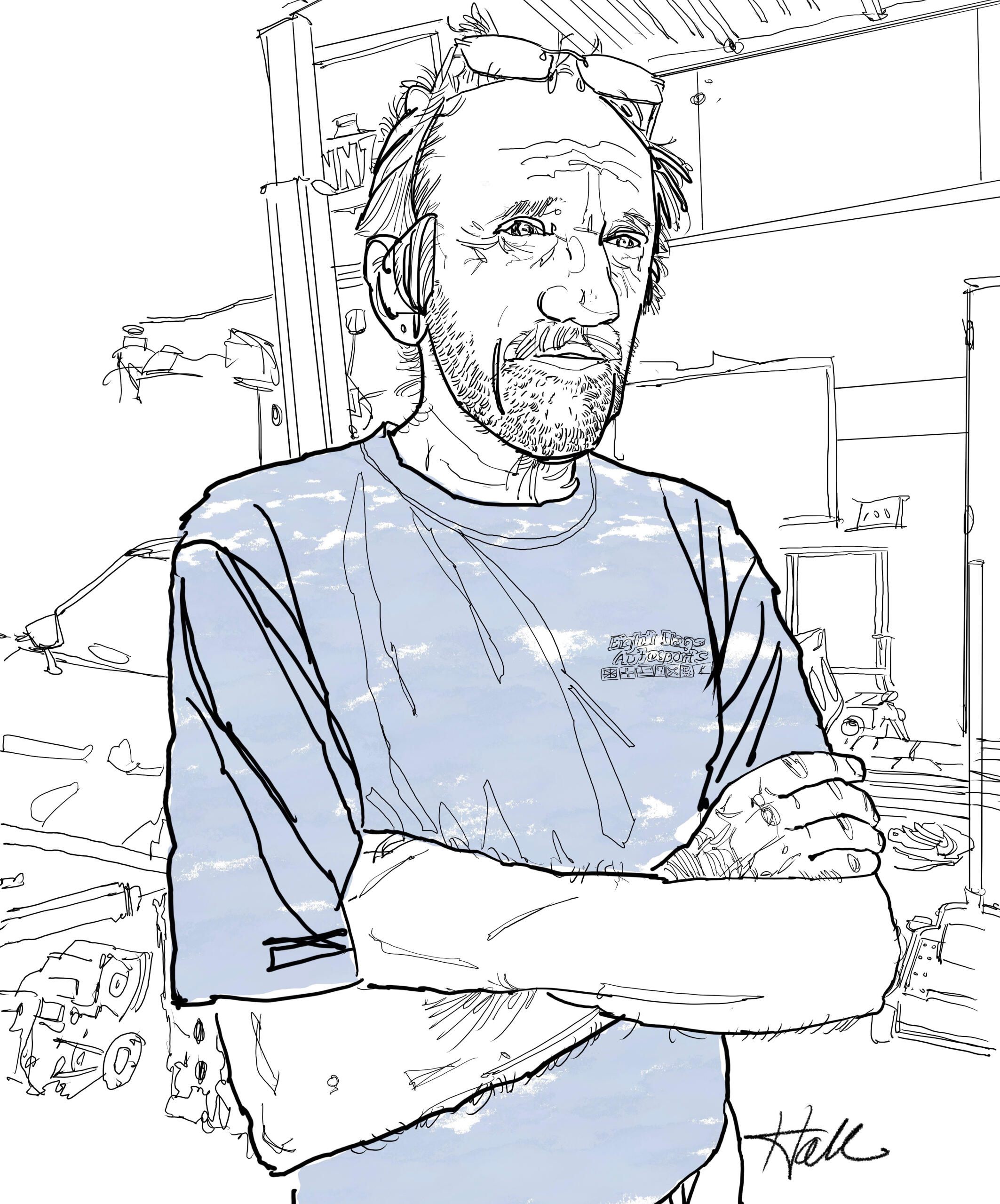 Partner in auto repair company