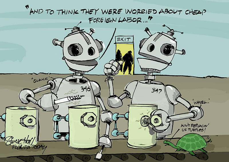 Editorial cartoons