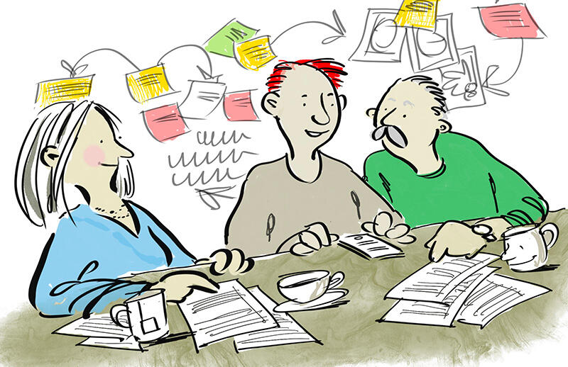 Editorial cartoons